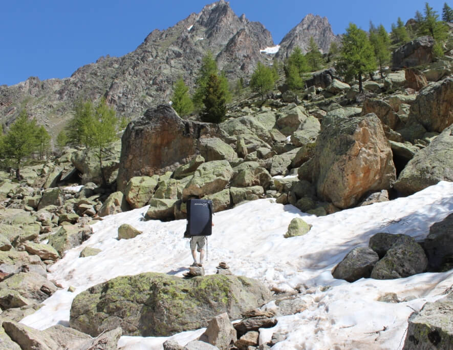 alpine bouldering