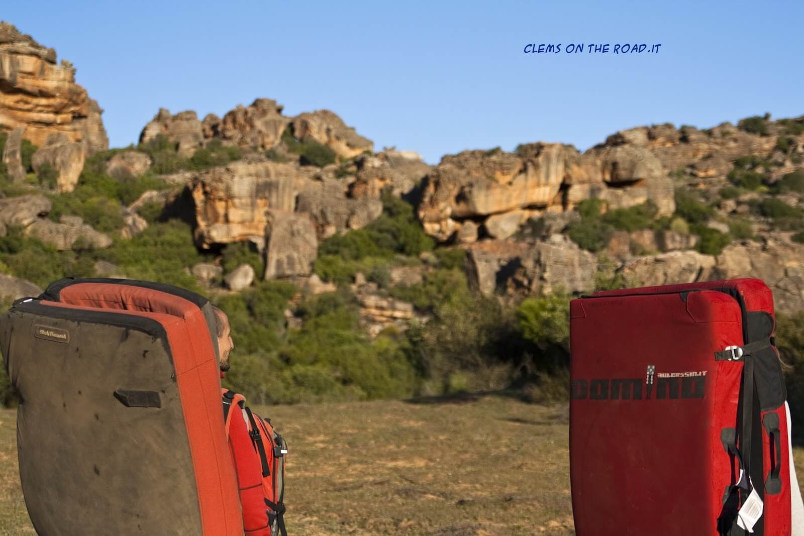 Clems On the Road arrampicata boulder