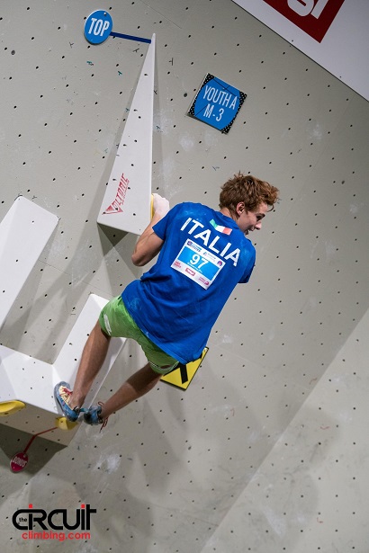 filip schenk campionato giovanile boulder