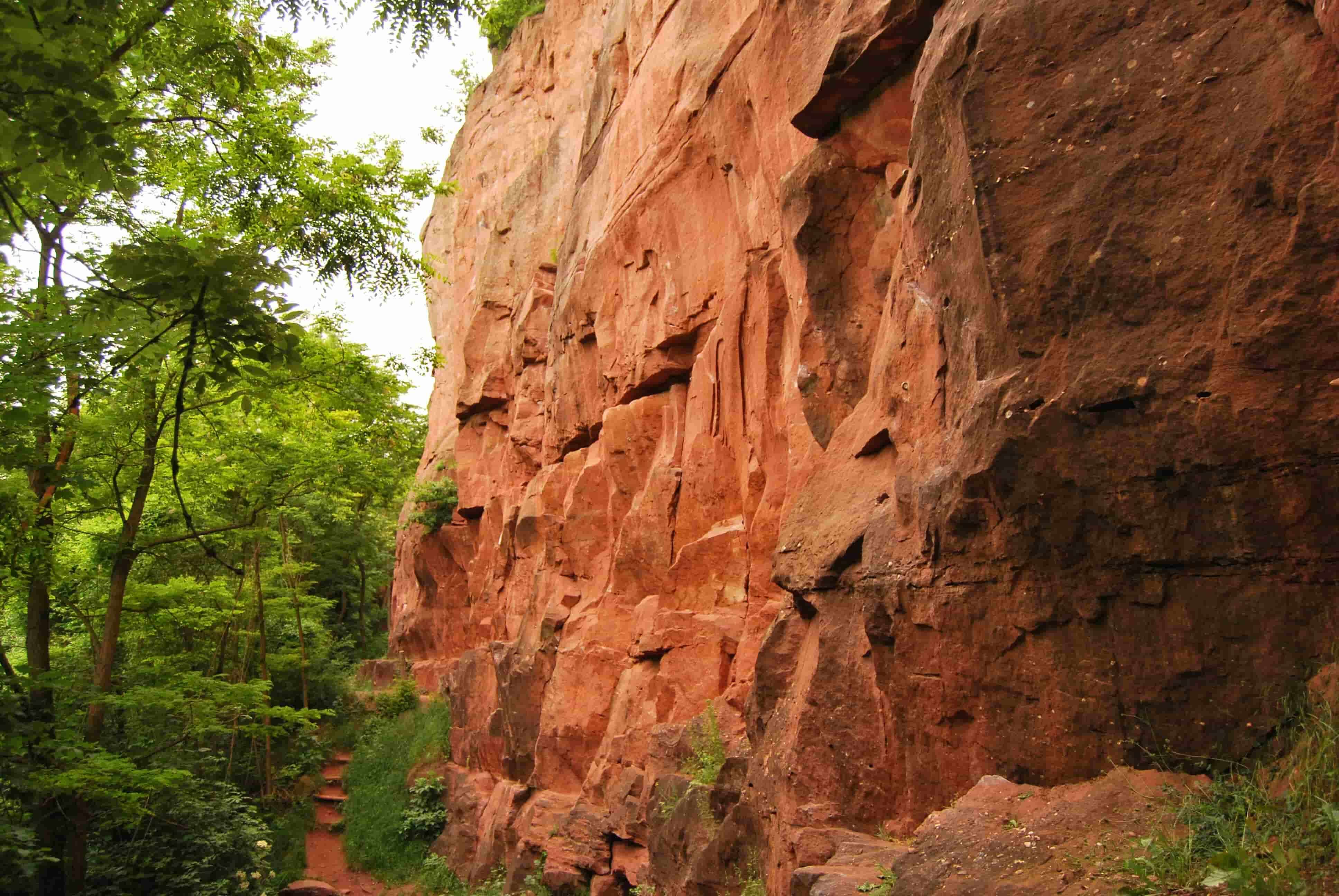 Kronthal Alsazia arrampicata