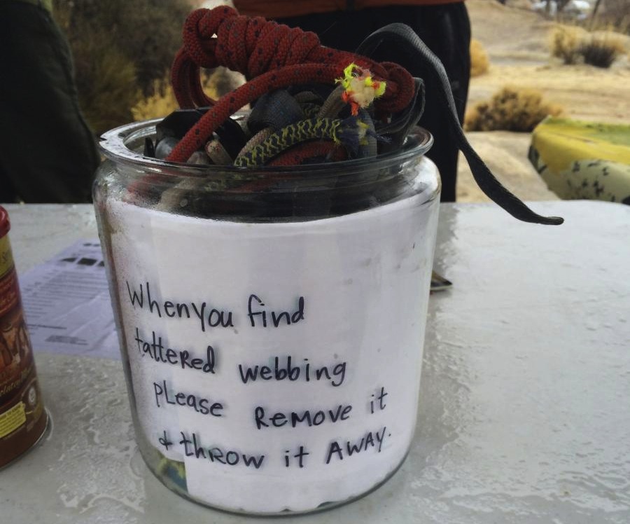 leave no trace arrampicata responsabile