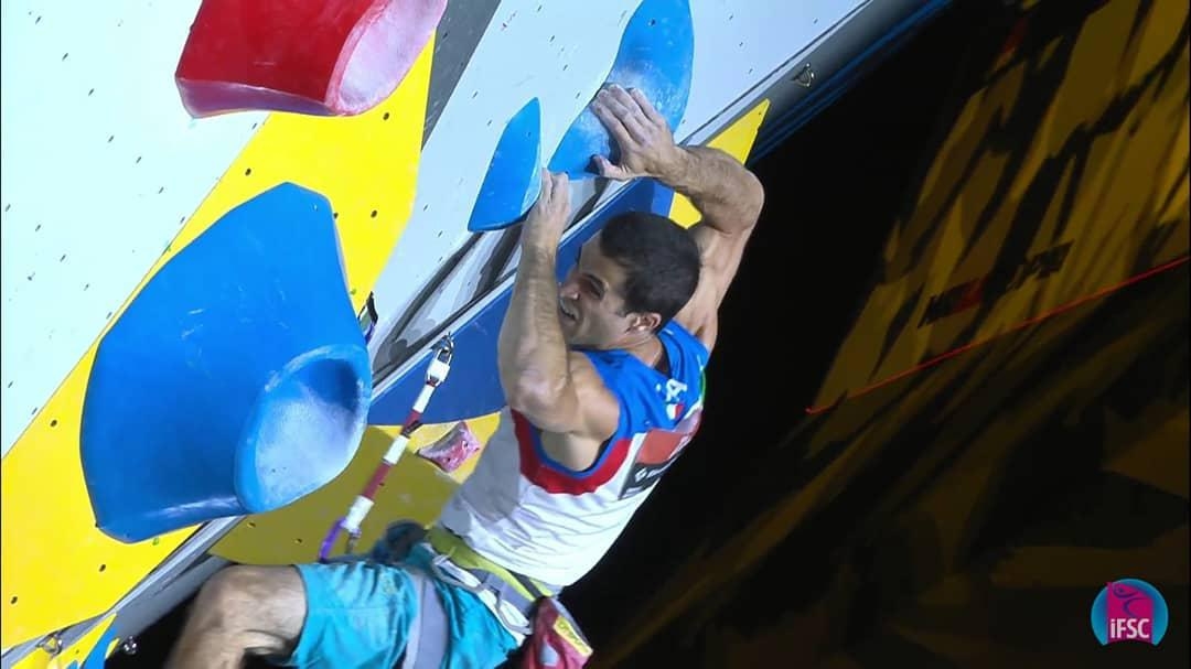 Marcello Bombardi IFSC arrampicata lead Inssbruck Marcello Bombardi IFSC arrampicata lead Inssbruck