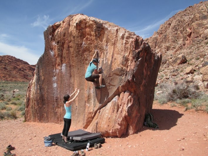 Arrampicata boulder spot
